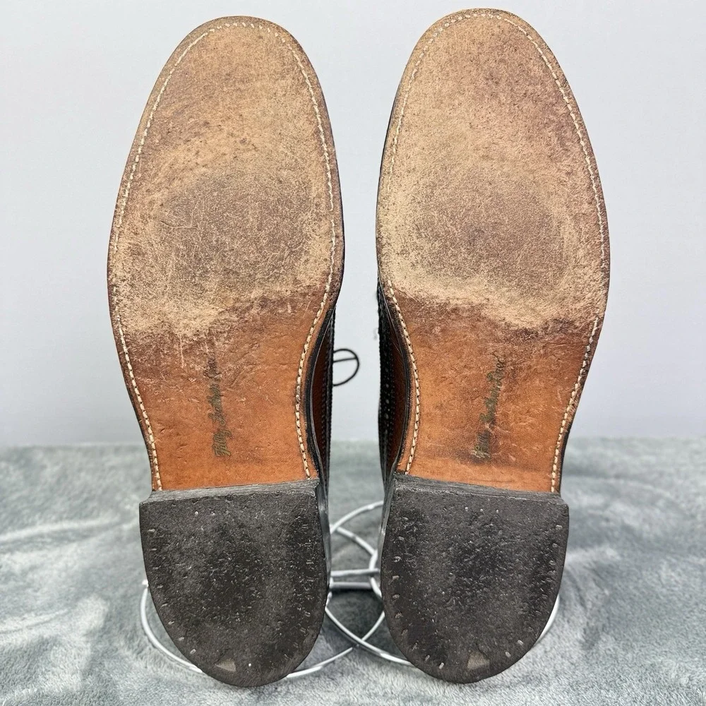 Vintage Florsheim Imperial Wingtip Oxford Shoes Brown Leather Men Size 9.5 B‎